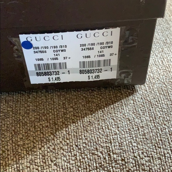 Gucci Olympia Python Open-Toe-Bootie - Picture 3 of 8